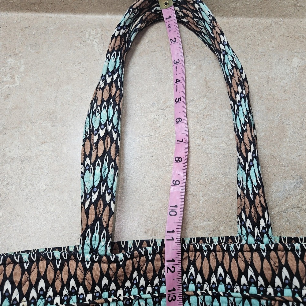 Vera Bradley Tote Bag Womens Large Quilted Shoulder‎ Purse Satchel Handbag - Picture 13 of 13